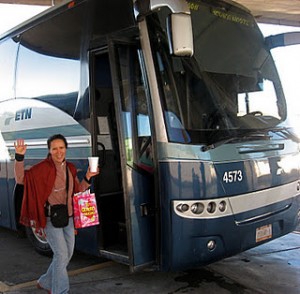 Patricia arriving