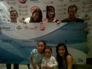 Gaby at PF Change charity event