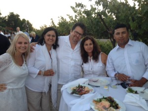 Susie Albin-Najera, Hilda Pacheco-Taylor (CDV), Rick Najera, Guest, and Jorge Fonseca