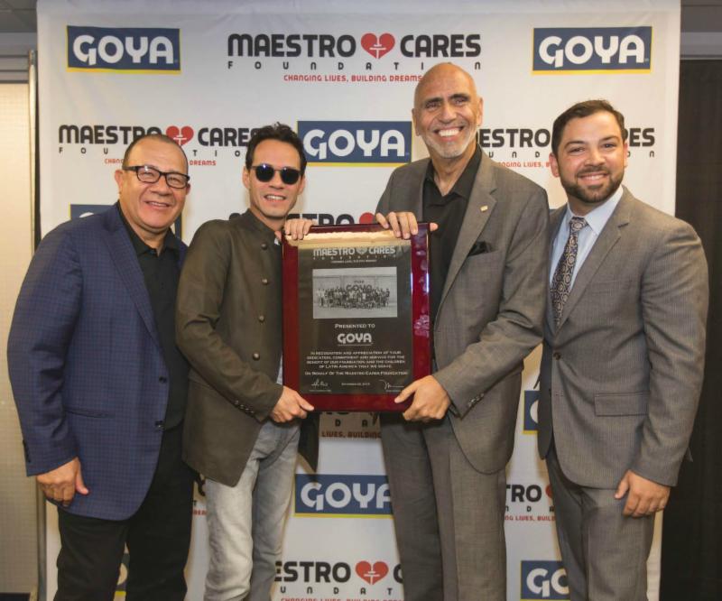 Goya Foods Donates to Marc Anthony and Henry Cardenas' Foundation, Maestro Cares Orphanage in Toluca, Mexico
