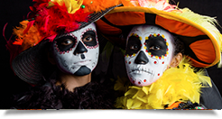 Dia de los Muertos 2016 at Sandos Caracol Eco Resort (via TheMexicoReport.com)